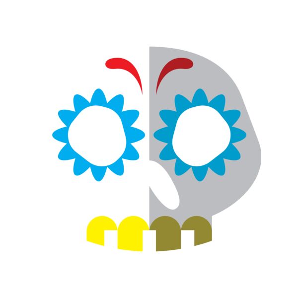 Elements Skull logo template 06 Miniaturansicht