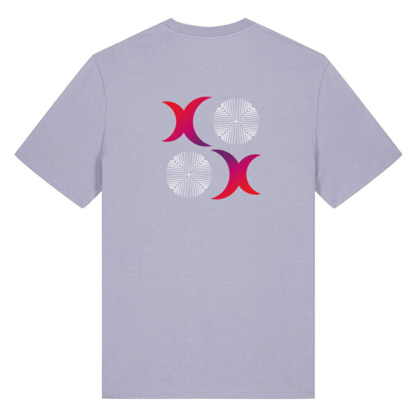 Unisex T-Shirt Back Print "Circles" Miniaturansicht