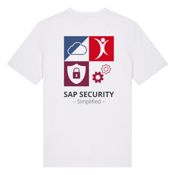 T-Shirt Unisex Back Print "Security" Miniaturansicht