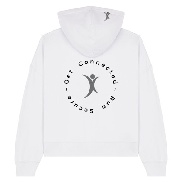 Hoodie Women Back Print "Ring" Light Miniaturansicht