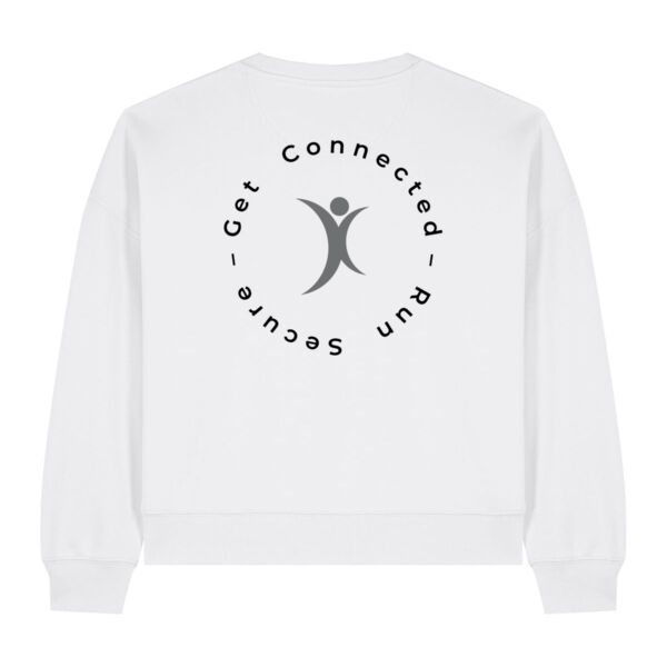 Sweatshirt Women Back Print "Ring" Light Miniaturansicht