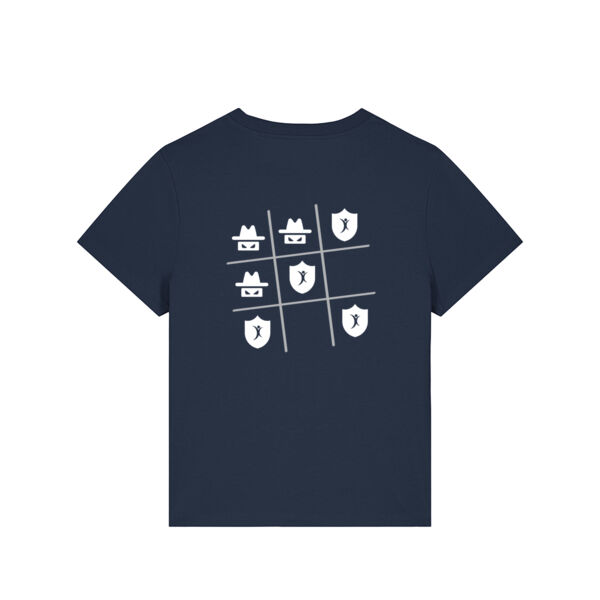 T-Shirt Women Back Print "TicTacToe" Miniaturansicht