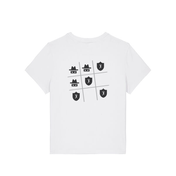 T-Shirt Women Back Print "TicTacToe" Light Miniaturansicht