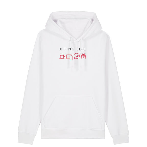 Hoodie Unisex "Xiting Life" Light Miniaturansicht