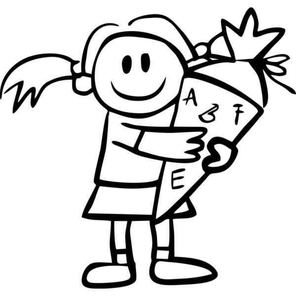 Mädchen Zuckertüte Miniaturansicht